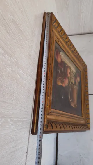 Cuadro óleo naturaleza muerta antiguo