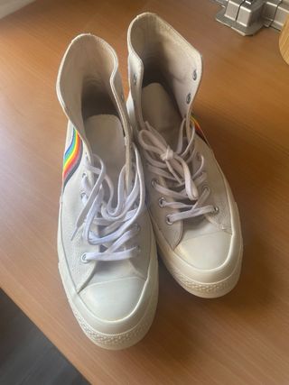 Converse Blancas Arcoíris Talla [Talla]
