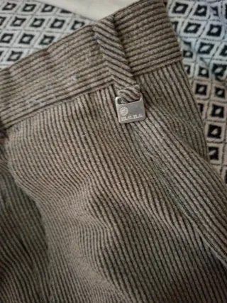 Pantalón Corderoy Hombre T.46 Regalo jersey gris