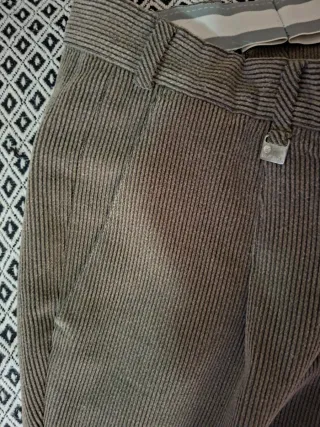 Pantalón Corderoy Hombre T.46 Regalo jersey gris