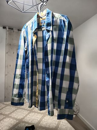 Camisa cuadros hombre Talla M