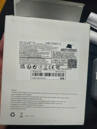 Mini Impresora Portátil Blanca