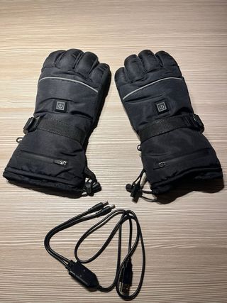 Guantes Calefactables Negros con Baterías
