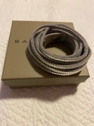 Pulsera Salvatore Ferragamo Gris/Plata