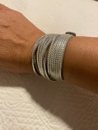 Pulsera Salvatore Ferragamo Gris/Plata