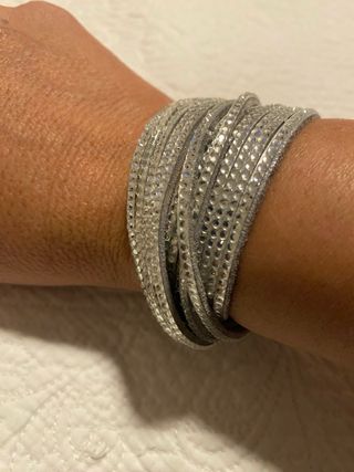 Pulsera Salvatore Ferragamo Gris/Plata