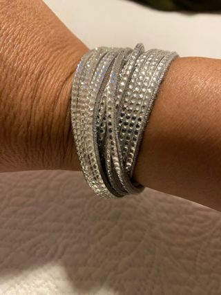 Pulsera Salvatore Ferragamo Gris/Plata