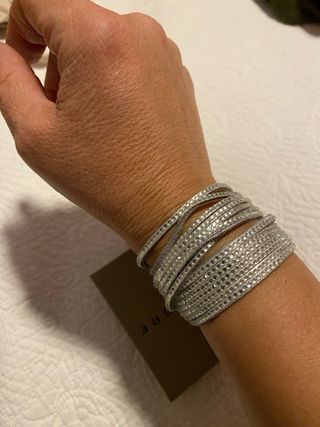 Pulsera Salvatore Ferragamo Gris/Plata