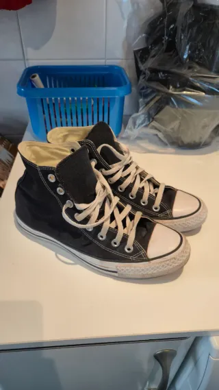 Converse All Star Negras Altas Talla 41