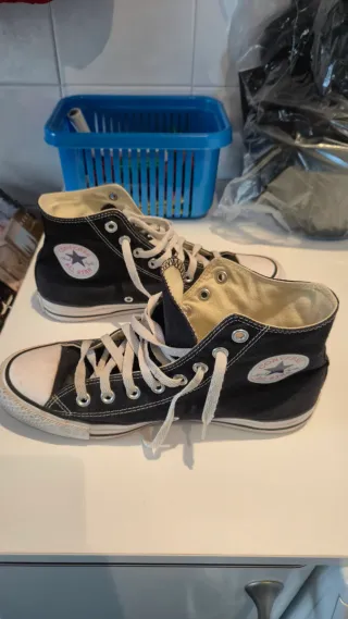 Converse All Star Negras Altas Talla 41