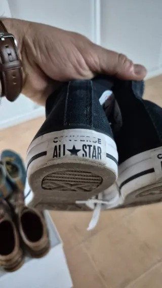 Converse All Star Negras Altas Talla 41