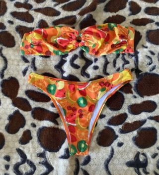 Bañador bikini estampado frutal