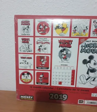 Calendario Mickey Mouse Disney 2019 Precintado