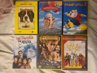 Lote DVDs Películas Infantiles y Familiares