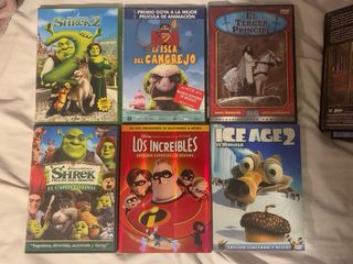 Lote DVDs Películas Infantiles y Familiares