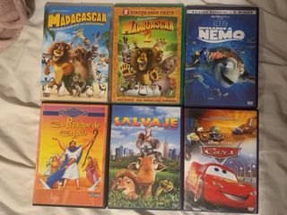 Lote DVDs Películas Infantiles y Familiares