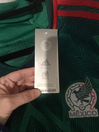Camiseta Adidas México Talla L Slim Fit