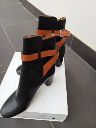 Botines Isabel Marant Negros y Marrones