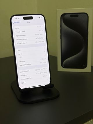 iPhone 15 Pro 128GB Blu