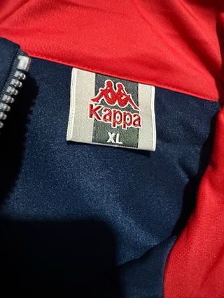 Chaqueta Kappa Talla XL Azul/Roja