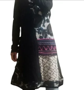 Vestido largo estampado