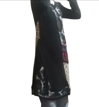 Vestido largo estampado