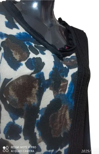 Vestido largo estampado