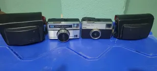 Lote 6 Cámaras Vintage Fujifilm, Pentax