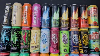 Latas Coleção Bebida Energética Variadas