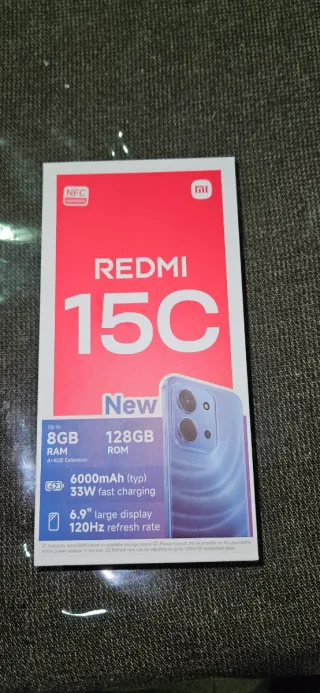 Xiaomi Redmi 15C Nuevo 128GB Azul