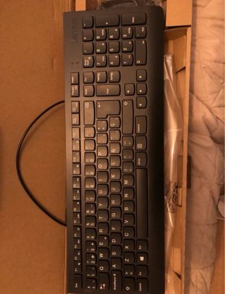 Teclado y Ratón Lenovo Negro