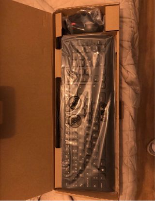 Teclado y Ratón Lenovo Negro