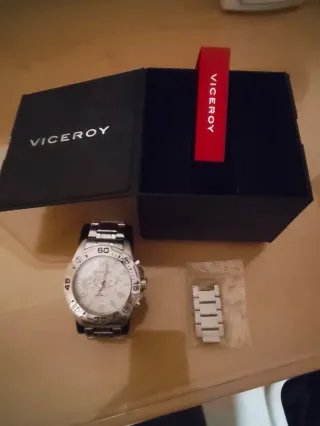 Reloj Viceroy Plata y Blanco