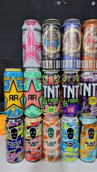 Latas coleção Energéticos Variados
