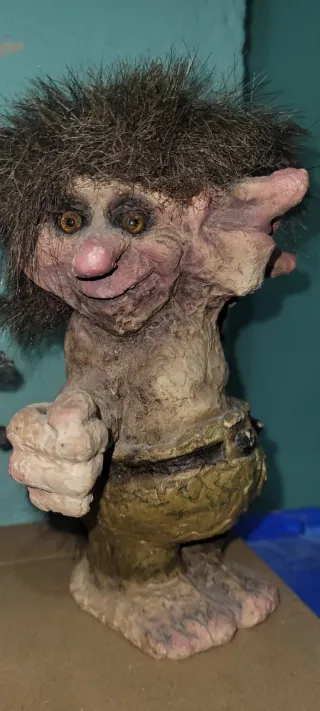 Troll Vintage Figura Decorativa