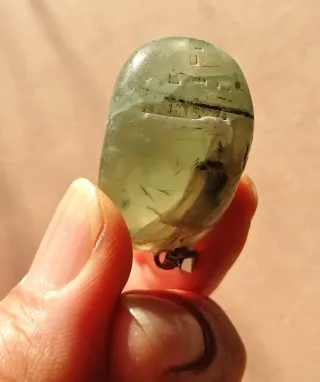 Prehnita joya amuleto