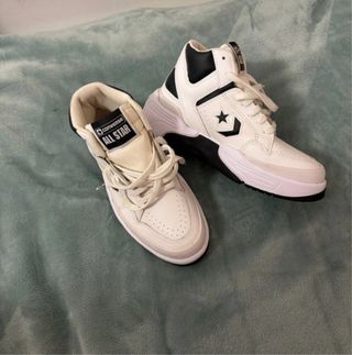 Converse All Star Botas Blancas y Negras