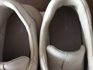 Zapatillas piel blancas mujer plataforma