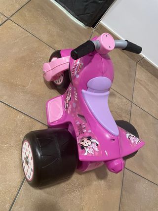Moto infantil Minnie Mouse rosa