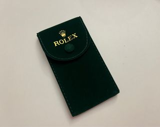 Estuche de viaje Rolex verde