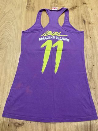 Camiseta tirantes Ammesia Ibiza morada