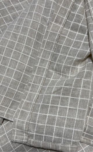 Pareja Cortinas Visillo Lino Topo/Beige