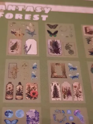 Livro Fantasy Forest 180 peças