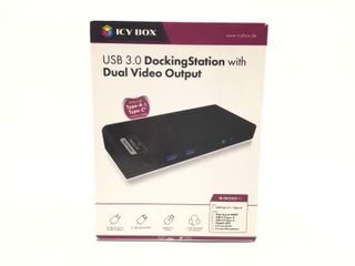 Icy Box USB 3.0 Docking Station Dual Video