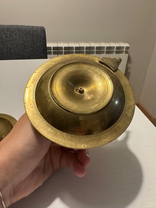 Candelabros de latón vintage (2 unidades)