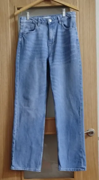 Pantalón vaquero recto mujer T. 38/M