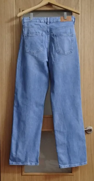 Pantalón vaquero recto mujer T. 38/M