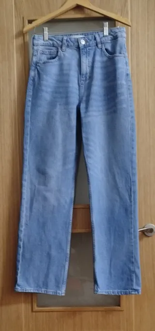 Pantalón vaquero recto mujer T. 38/M