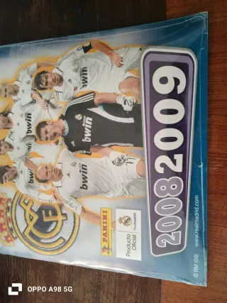 Álbum y cromos Real Madrid 2008-2009