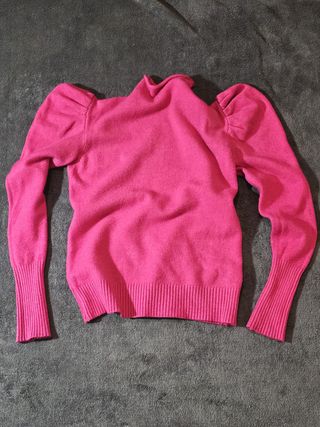 Maglione Max S/M Maniche Sbuffo Fucsia